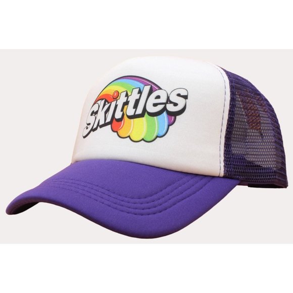 Skittles Trucker Hat Vintage Skittles Hat - Picture 4 of 4
